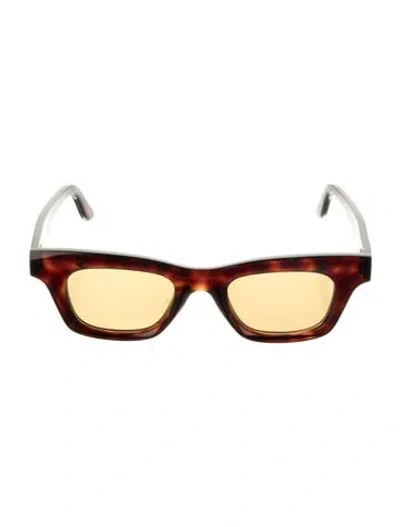 Pre-owned Lapima Tom Wayfarer Sunglasses In Brown