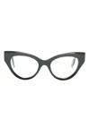 Lapima Violeta Cat-eye Glasses In Green