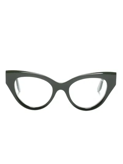 Lapima Violeta Cat-eye Glasses In Green