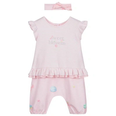 Lapin House Baby Girls Pink Trouser Set