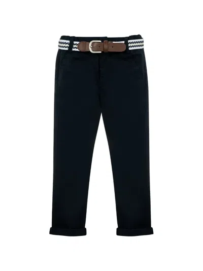Lapin House Kids' Belted Trousers In Blue