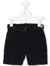 Lapin House Belted-waist Shorts In Blue