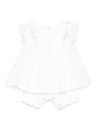 Lapin House Babies' Broderie-anglaise Shorties In White