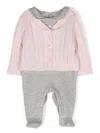 Lapin House Bunny-print Lurex Pajamas In 灰色