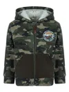Lapin House Camouflage-pattern Cotton Jacket In Green