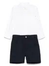 Lapin House Cotton Shorts Set In 白色