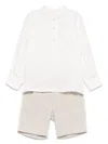 Lapin House Cotton Shorts Set In 中性色