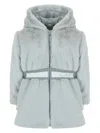 Lapin House Faux Fur Coat In Grey