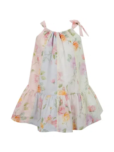 Lapin House Kids' Floral-print Dress In Multi