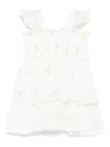 Lapin House Floral-print Dress In White