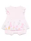 Lapin House Floral-print Shorties In 粉色