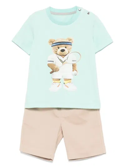 Lapin House Kids' Gabardine-weave Shorts Set