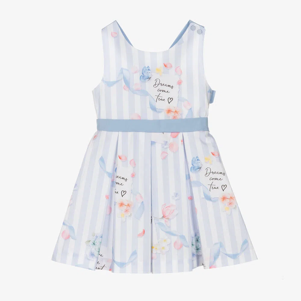 Lapin House stripe pattern cotton tutu - White