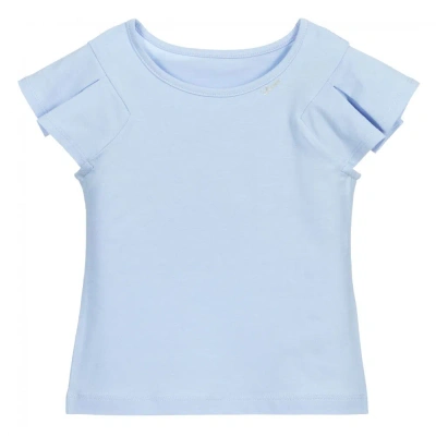 Lapin House Babies' Girls Blue Cotton T-shirt