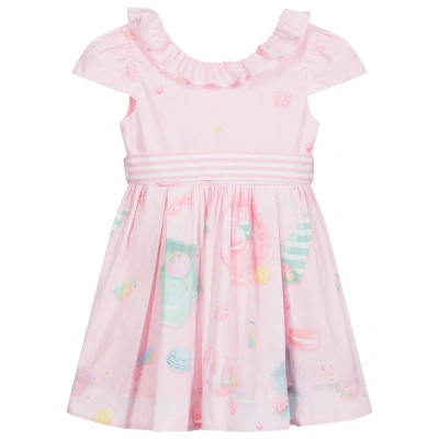 Lapin House Babies' Girls Pink Cotton Dress