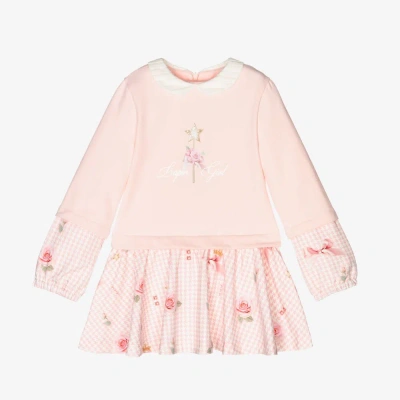 Lapin House Babies' Girls Pink Jersey Dress