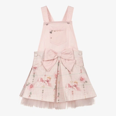 Lapin House Babies' Girls Pink Pinafore Dress