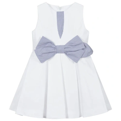 Lapin House Babies' Girls White Cotton Dress