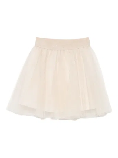 Lapin House Babies' Glitter-tulle Skirt In Neutral