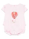 Shop Lapin House Graphic-print Body In Pink