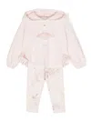 Lapin House Graphic-print Cotton-blend Tracksuit In Pink