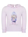 Lapin House Graphic-print Cotton T-shirt In Pink