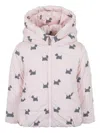 Lapin House Graphic-print Padded Jacket In Pink