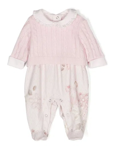 Lapin House Babies' Graphic-print Pyjamas In 粉色