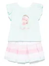 Lapin House Graphic-print Shorts Set In Green