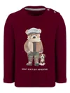 Lapin House Graphic Print Sweatshirt In 红色