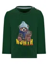 Lapin House Graphic Print Sweatshirt In Green