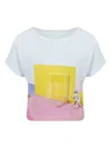 Lapin House T-shirt Mit Grafischem Print In Weiss