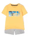 Lapin House Graphic-print Tracksuit Set In Yellow