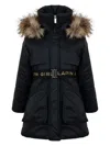 Lapin House Hooded Coat In Black