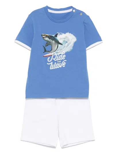 Lapin House Kids' Jersey-texture Shorts Set