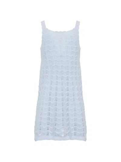 Lapin House Kids' Knitted Dress In Blue