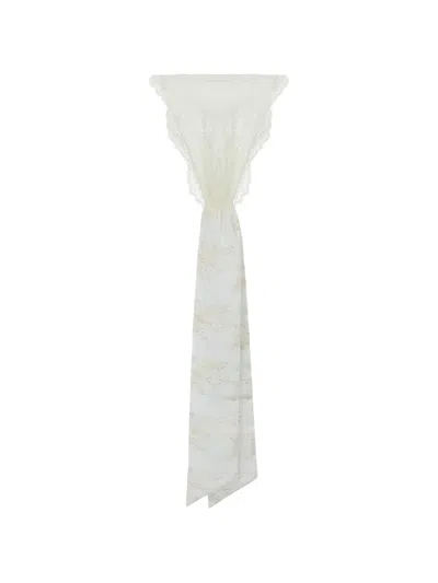 Lapin House Babies' Laced Ribbon Hairband In Neutral