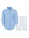 Lapin House Linen Trousers Set In White