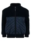 Lapin House Logo-patch Padded Jacket In Blue