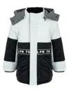 Lapin House Logo-print Cotton Jacket In Gray