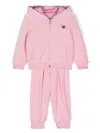 Lapin House Logo-print Terry-cloth Tracksuit In Pink