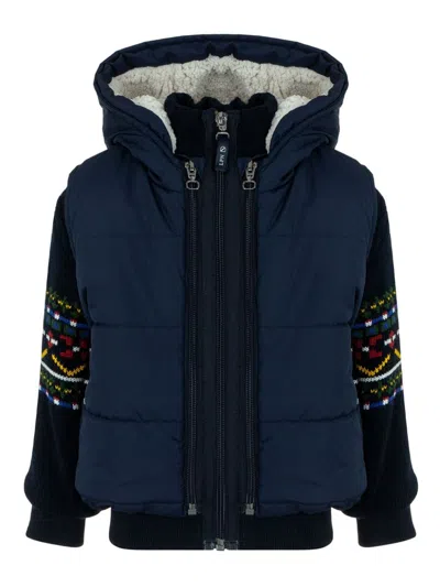 Lapin House Kids' Padded Cotton Gilet In Blue