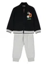 Lapin House Patch-detail Jersey Tracksuit In Grey