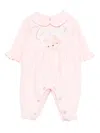 Lapin House Peter Pan-collar Fox-print Pyjamas In Pink