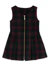 Lapin House Plaid-check A-line Dress In Blue
