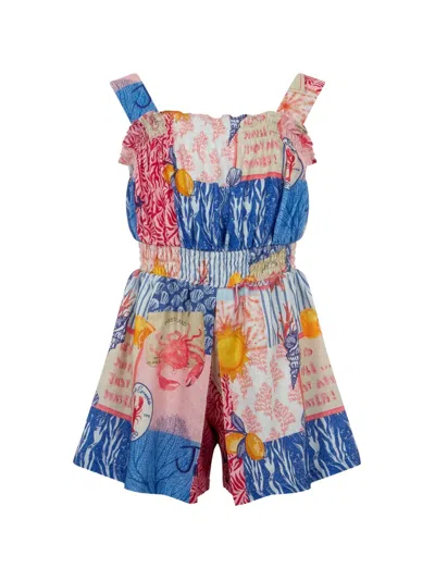 Lapin House Kids' Printed Playsuit In Multi