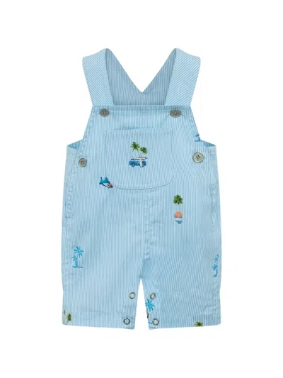 Lapin House Kids' Rabbit House Dungaree In Blue