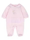 Lapin House Rabbit-print Check Pattern-detail Pyjamas In 粉色