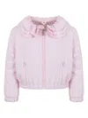 Lapin House Ruffle-detailing Jacket In Pink