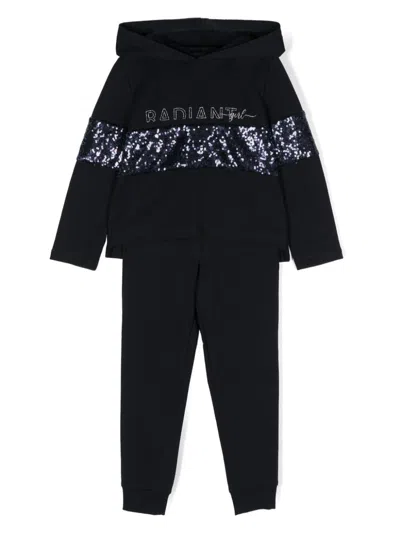 Lapin House Kids' Sequin-embellished Tracksuit In Blue